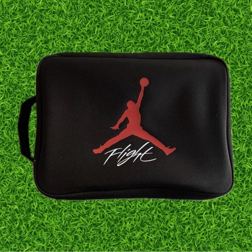 Nike Air Jordan Black and Grey Shoe Bag NEW